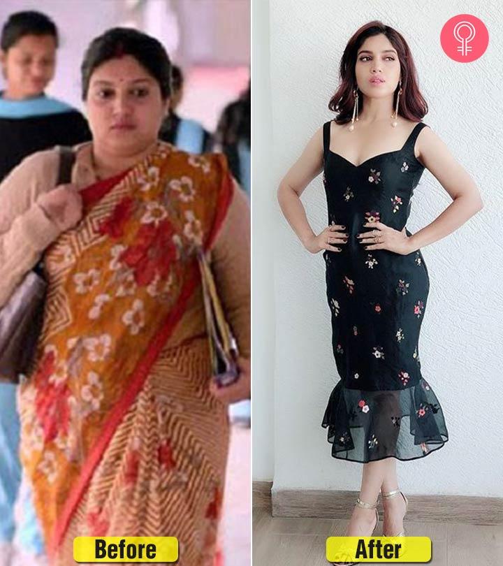Bhumi pednekar before and after weightloss