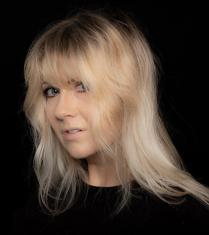 Woman With Stylish Medium Shags