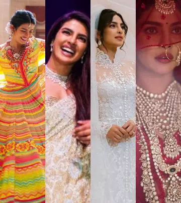Priyanka Chopra-Inspired Bridal Looks