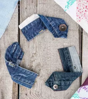 5 Clever Ways To Recycle Old Denim Pants For Home Decor