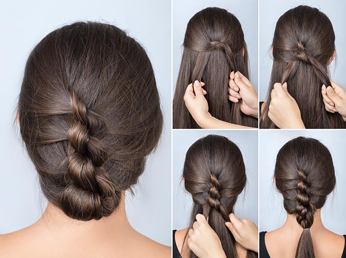 3 Minute Hairstyles: How to Do a Modern French Twist - The Effortless Chic