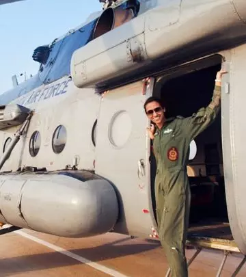 IAF Officer Shaliza Dhami Becomes India’s First Woman Flight Commander