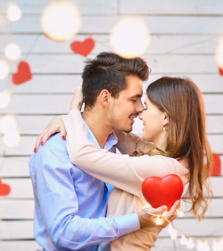 A couple giving hug to each other