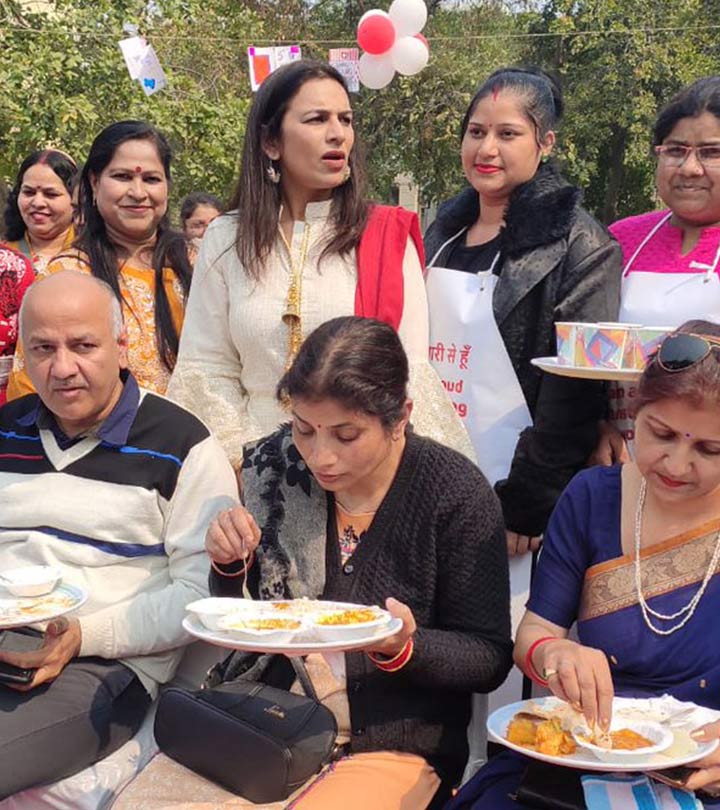 “Period Feast” Gives It Back To The Yogi: 28 Menstruating Women Cook And Feed Deputy CM And 300 Other Attendees in Delhi