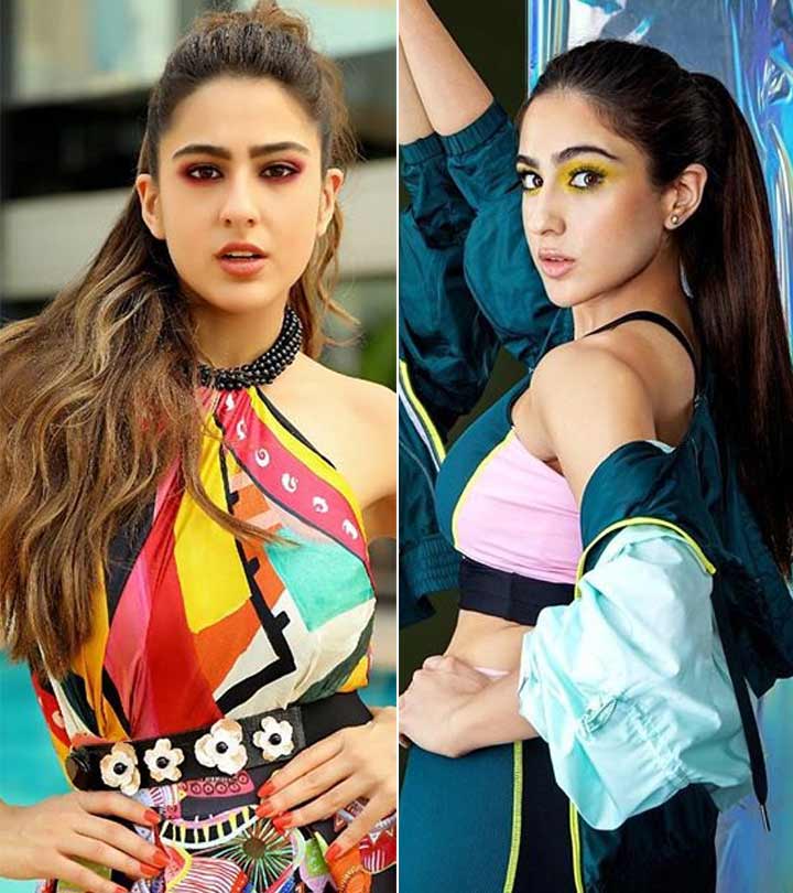 10 Makeup Looks That Prove Sara Ali Khan Is A Lover Of All Things Rainbow