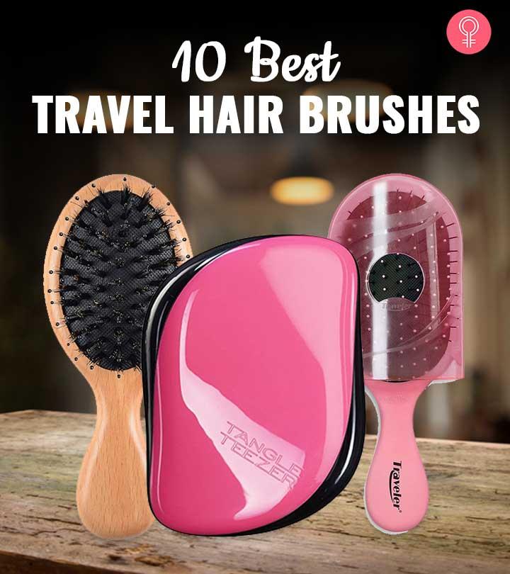 3 Pieces Mini Small Oval Hair Brush Detangling Brush Soft Bristles Wet Dry  Hair Brush