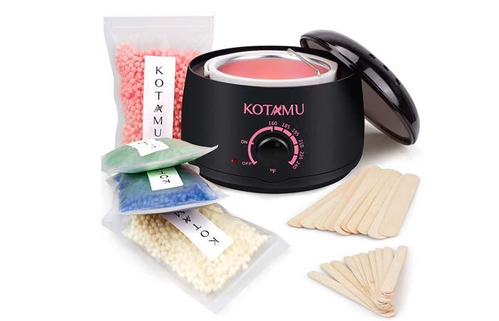 Koluawax Premium Waxing Kit for Women - Hot Melt Wax Warmer for