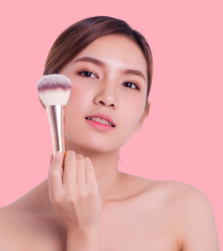 Foundation Brush Heart Pink – Lamora Beauty