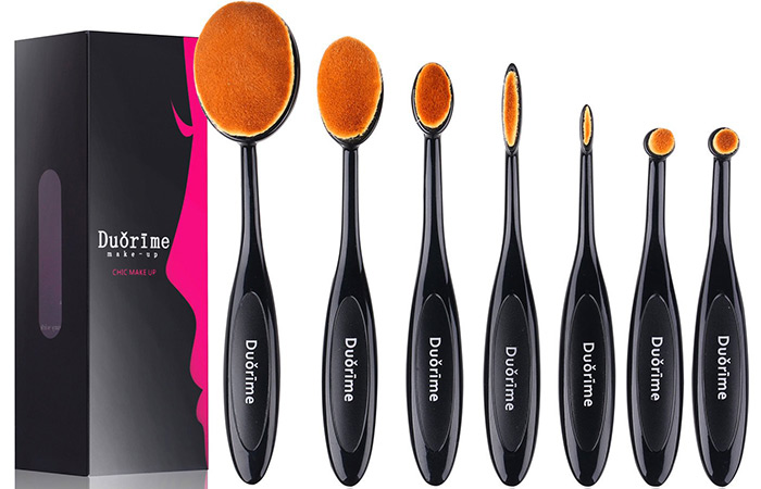 Yoseng Oval Foundation Brush Large Toothbrush makeup brushes Fast