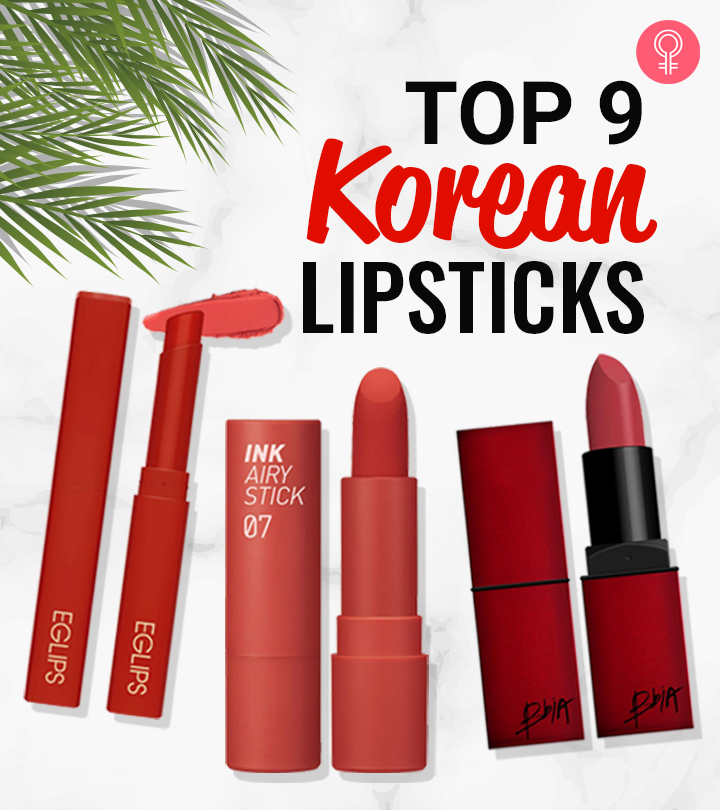 Top 9 Korean Lipsticks For Everyday Use, As Per A Makeup Artist – 2024