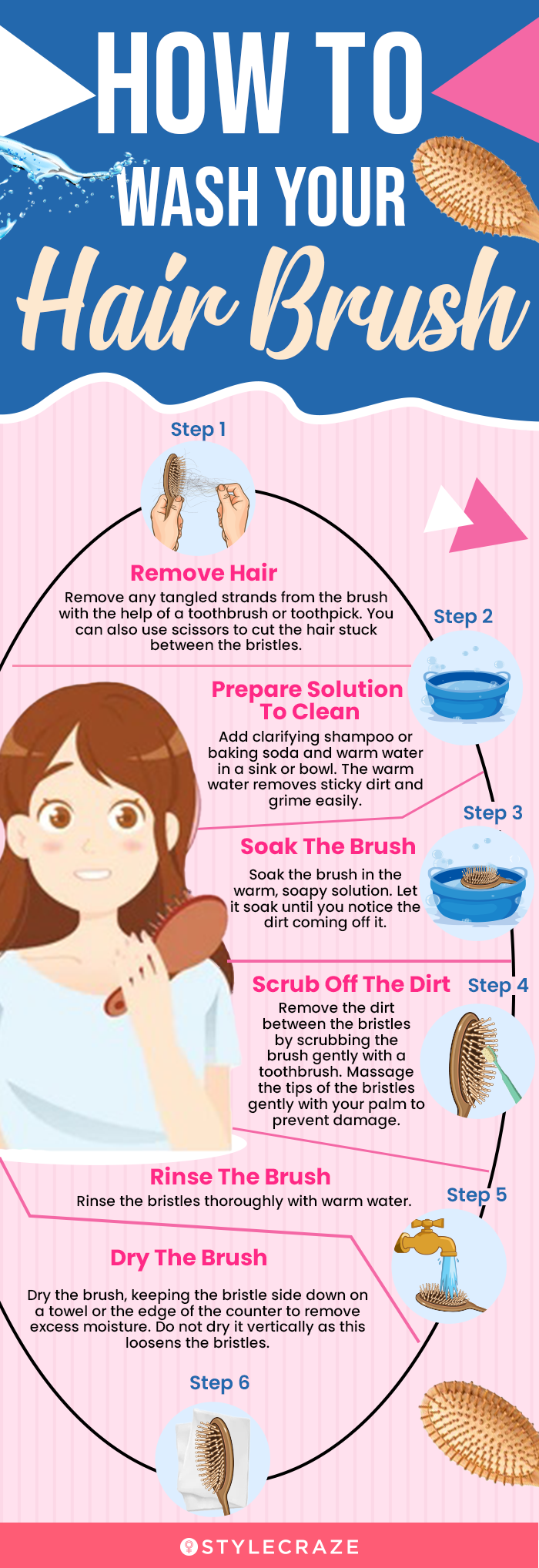 How to Clean a Hairbrush: Step-by-Step Guide