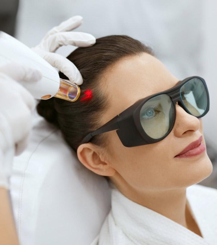 Women Getting Laser Treatment For Hair Growth Women Getting Laser Treatment For Hair Growth
