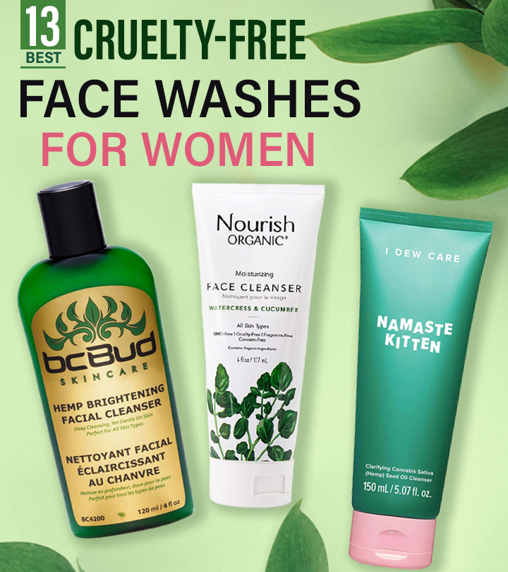 13 Best Cruelty-Free Face Washes To Keep Your Skin Soft & Hydrated