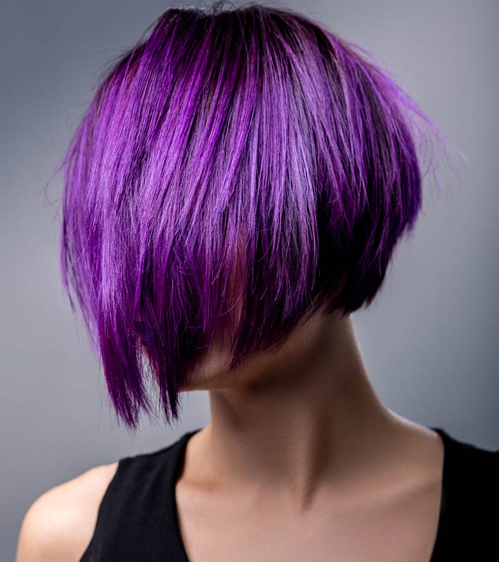 How To Dye Your Dark Hair Purple Without Bleaching?