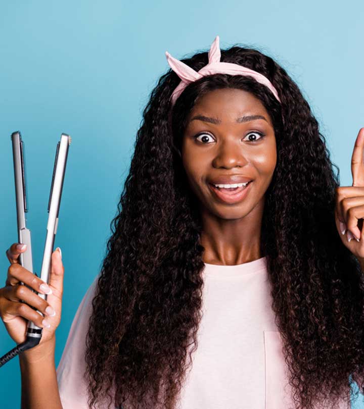 How To Flat Iron Natural Hair In 3 Easy Steps (Without Damage)