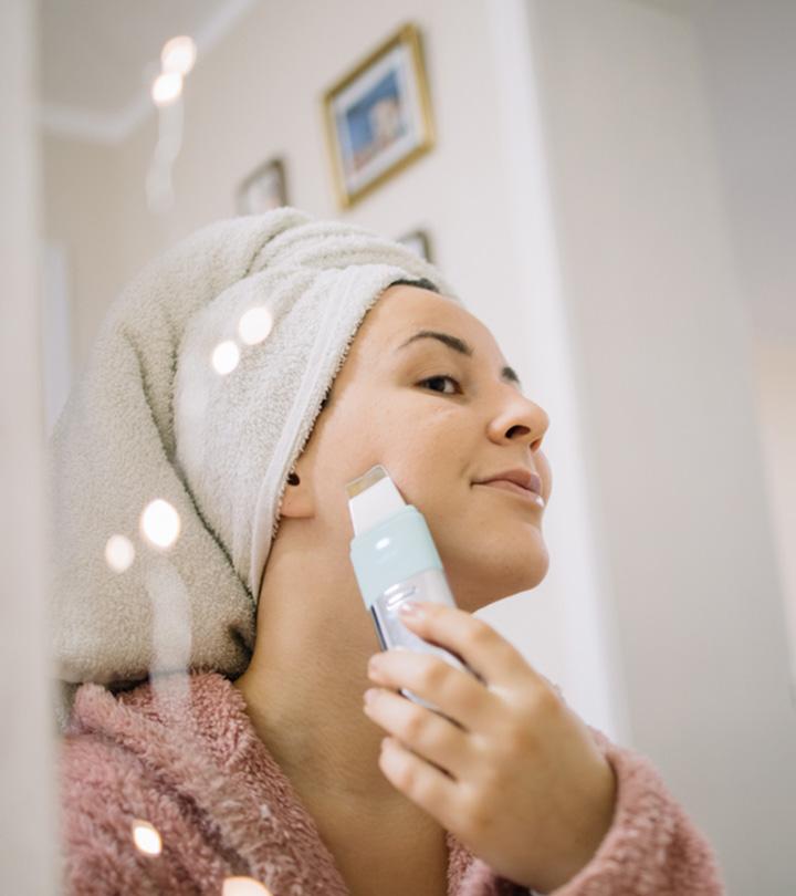 Wonder Sonic Ultrasonic Facial Peeling Lcd Beauty Device Skin
