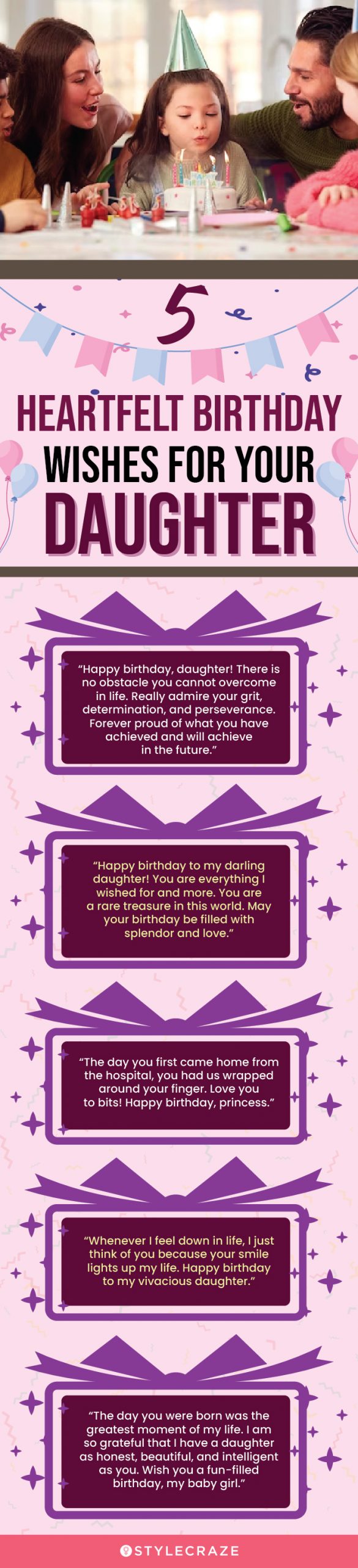 202 Warm Birthday Wishes For Daughter