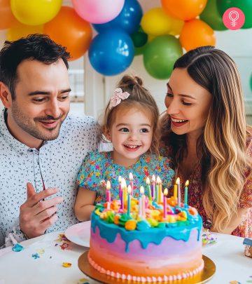 Mom Dad Celebrating Daughter