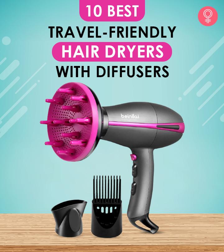 10 Best Cosmetologist-Approved Travel Hair Dryers With Diffusers – 2024