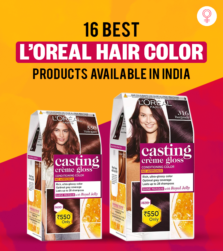 16 Best L’Oreal Hair Color Products Available In India