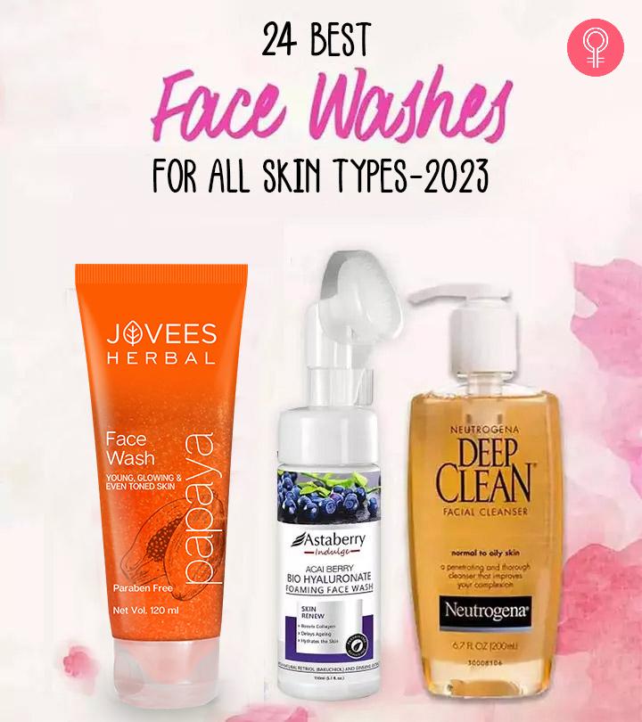 24 Best Face Washes For All Skin Types in India – 2023