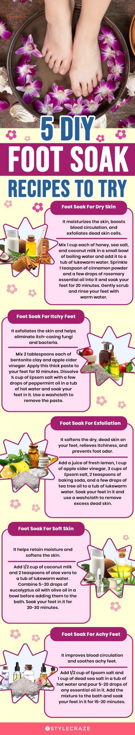 How to make a vinegar foot soak: Tips, benefits, and risks