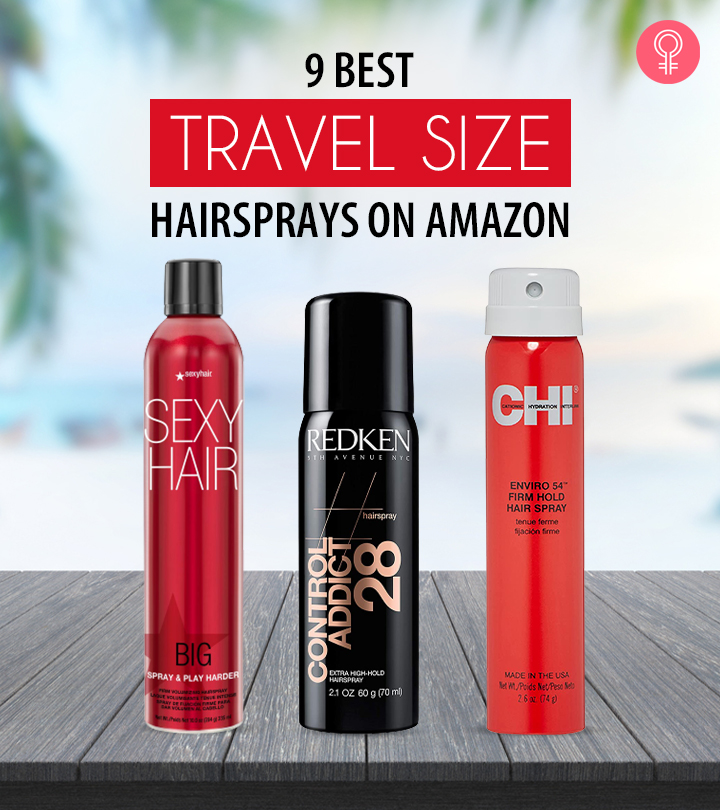 9 Best Travel Size Hairsprays That Easily Fit In Your Travel Bag