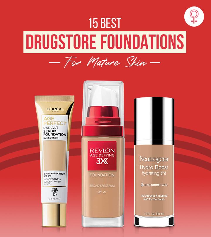 15 Best Drugstore Foundations For Mature Skin Over 50,Expert’s Picks – 2024