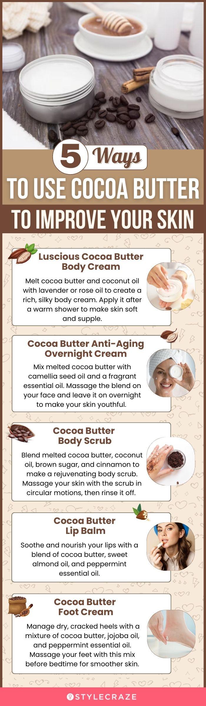 The Benefits of Cocoa Butter for Skin – ChocoVivo