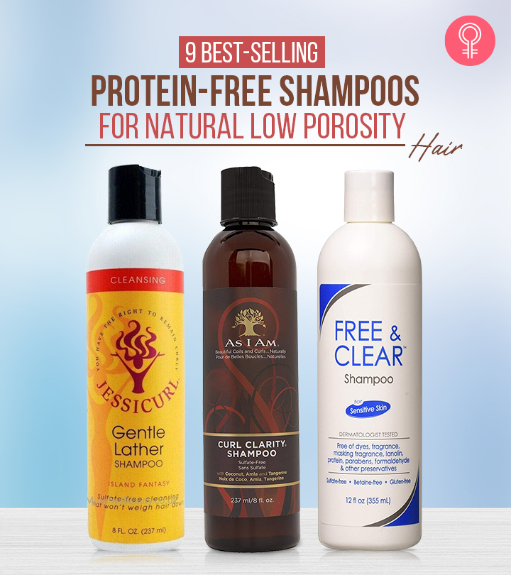 9 Best Protein-Free Shampoos For Natural Low Porosity Hair