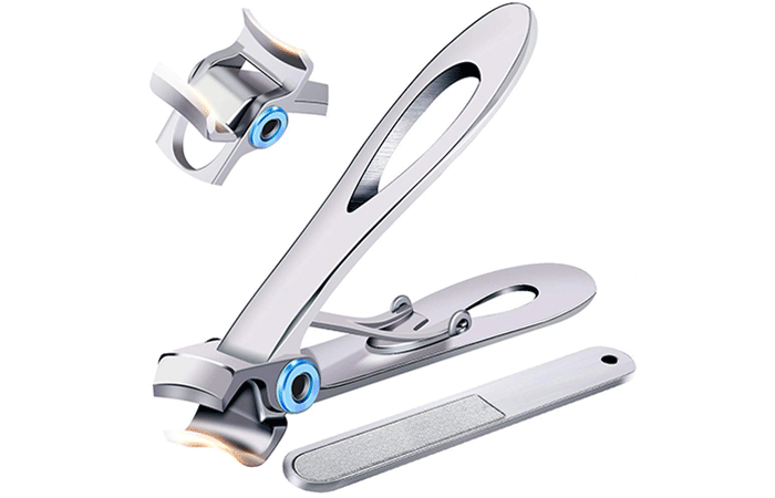 Mehaz Pro Angled Wide Jaw Toenail Clippers - Easy Comforts