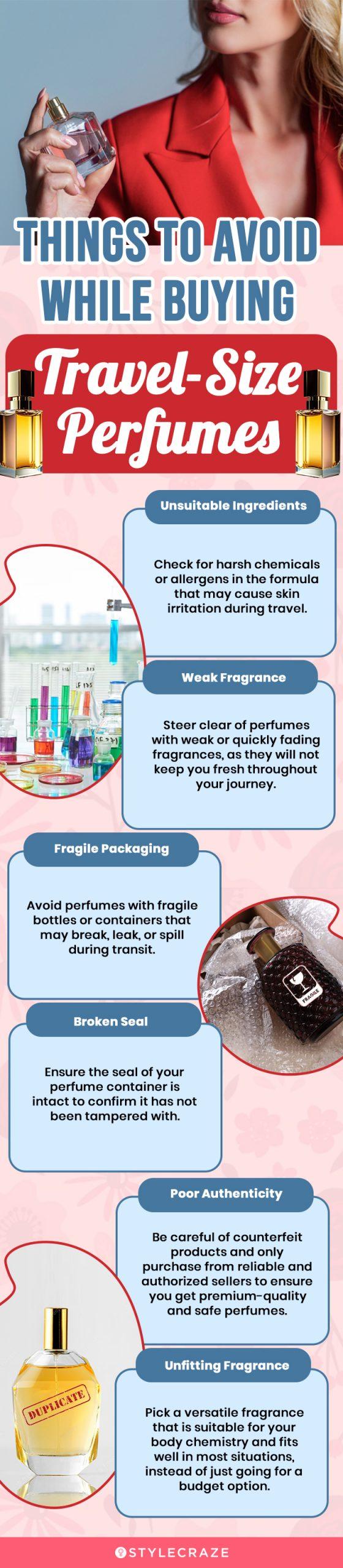 Travel size sales perfume for airplane