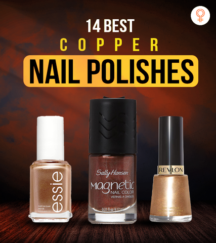 Cute Fall Nails To Help You Get Ready for Autumn Manicure : Nude and Copper  Asymmetric Nails