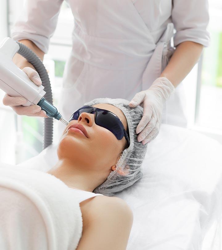 Woman Getting Laser Genesis Treatment