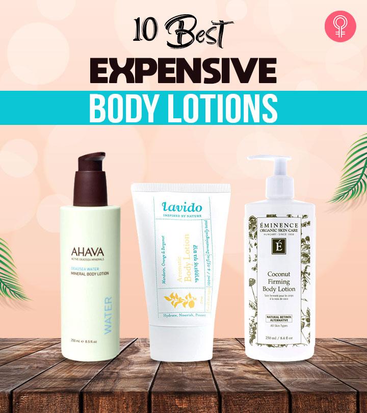 Expensive body lotion discount