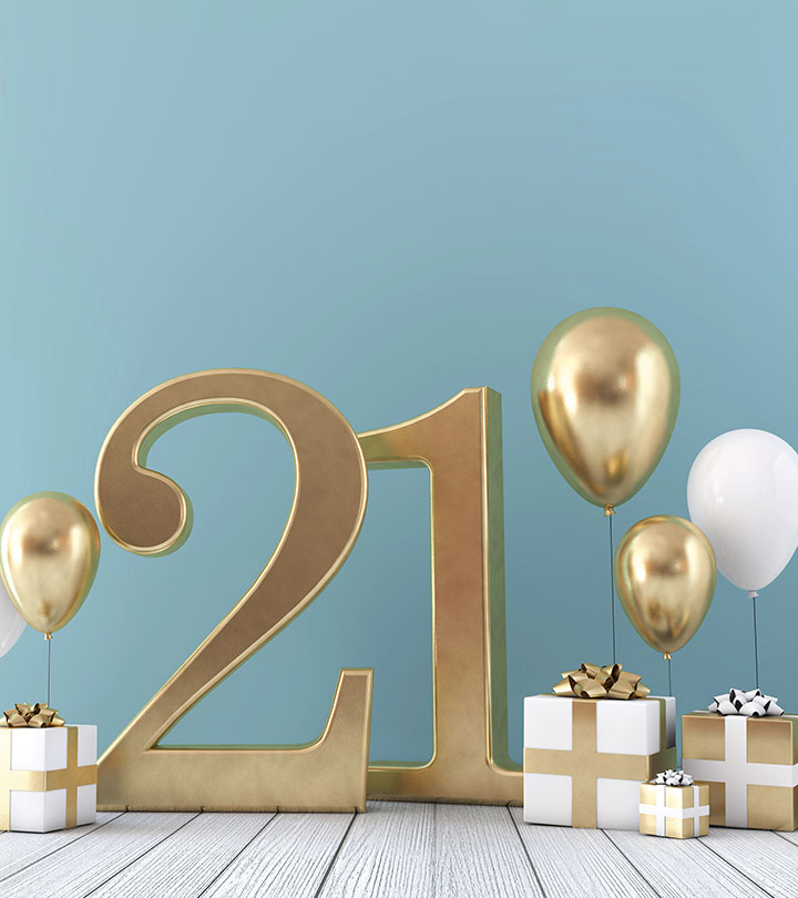 Cheers to 21 Years, 21st Birthday Sign | TidyLady Printables