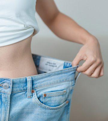 Woman who reduced her belly fat at home Woman who reduced her belly fat at home