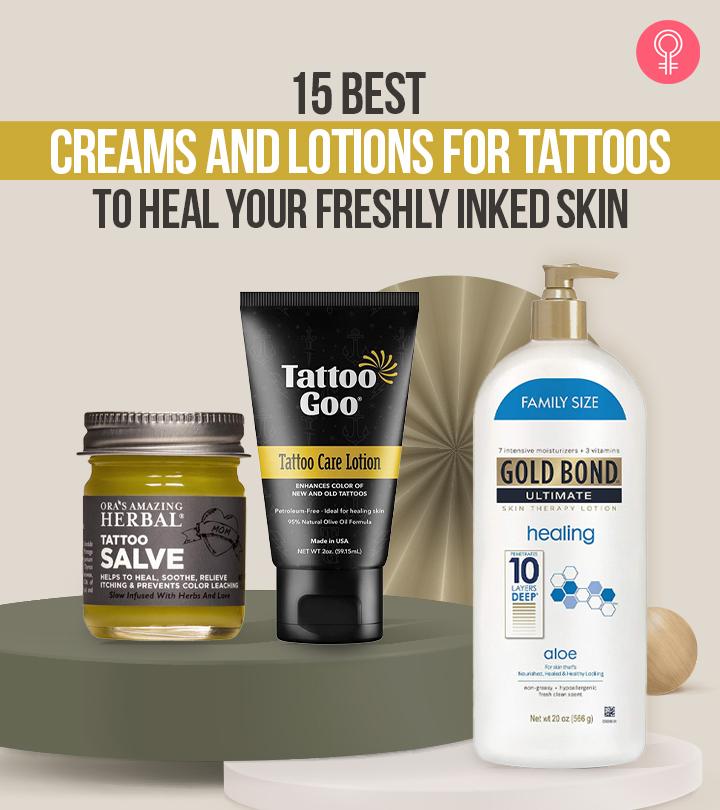 15 Best Creams And Lotions For Tattoos - Protect & Heal The Skin