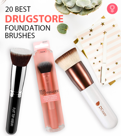 20 Best Drugstore Foundation Brushes Of 2024, Makeup-Artist’s Picks