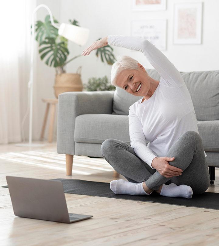 Seated Neck Flexion Stretch Exercise For Older Adults — More Life Health -  Seniors Health & Fitness