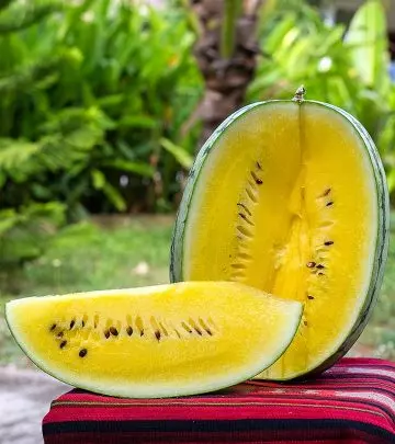 3 Benefits Of Yellow Watermelons, How To Store Them, & Recipes