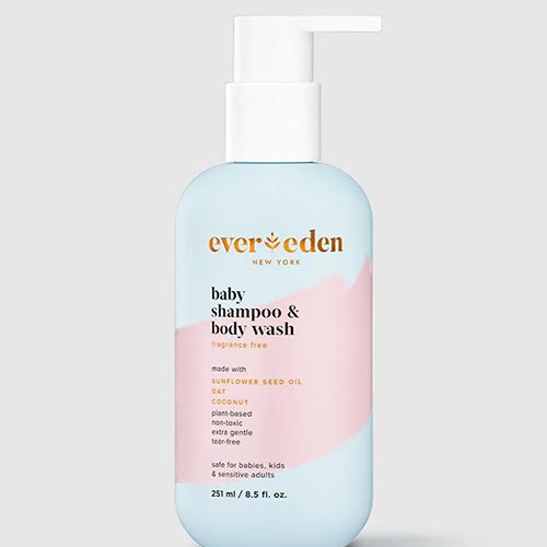 Evereden Kids Body Wash: Cool Peach, 12.7 fl oz. | Plant Based and Natural Kids Skin Care | Non-Toxic and Organic Ingredients | Multi-Vitamin Skin