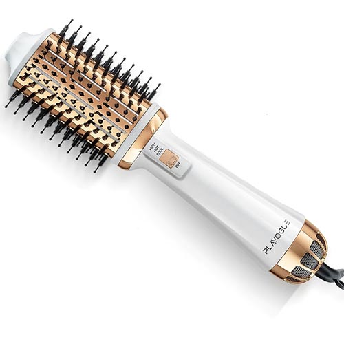  Beautimeter Hot Air Brush, Hair Dryer Brush & Volumizer, 3 in  1 Negative Ionic Hair Styler for Straightening, Curling, 1000W, Black &  Gold : Beauty & Personal Care