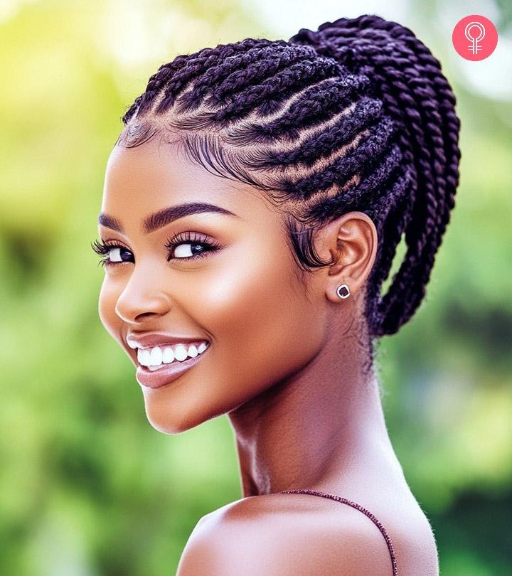Braid hairstyle for straight hair online
