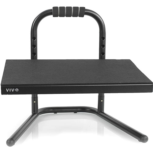  Mount-It! Adjustable Footrest with Massaging Bead, Adjustable  Height and Tilt Office Foot Rest Stool for Under Desk Support, 5 Height  Settings, 3 Tilt Settings