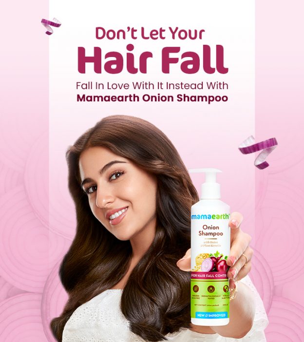 Don’t Let Your Hair Fall — Fall In Love With It Instead With Mamaearth Onion Shampoo