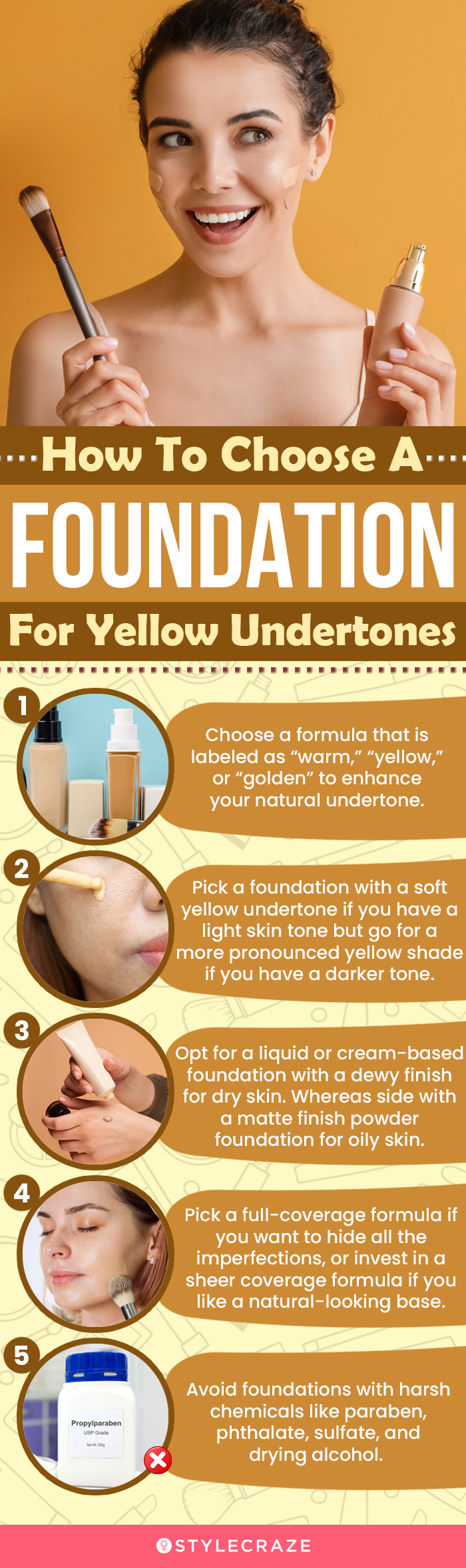 Best Foundations For Yellow Undertones