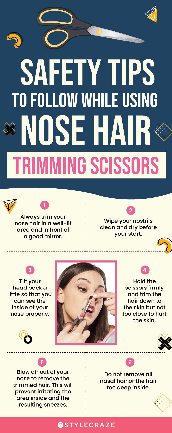 Facial Hair Scissors - Rounded Tip - Christina Moss Naturals