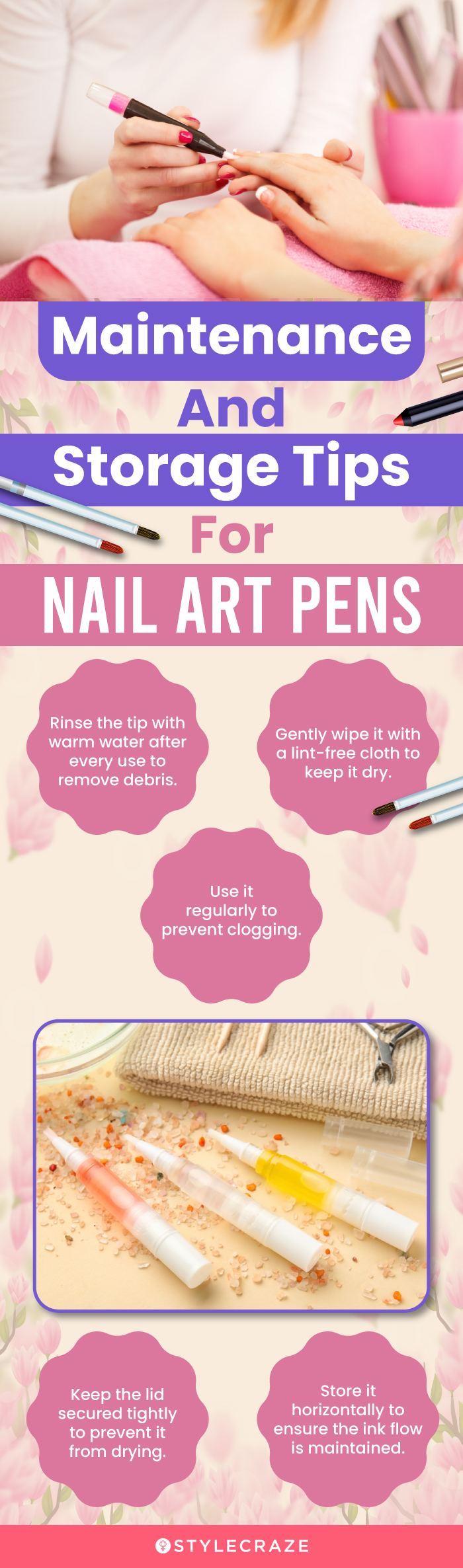 12 Colors Diy Nail Art Pens Water-based Ink, Maintain Long-lasting