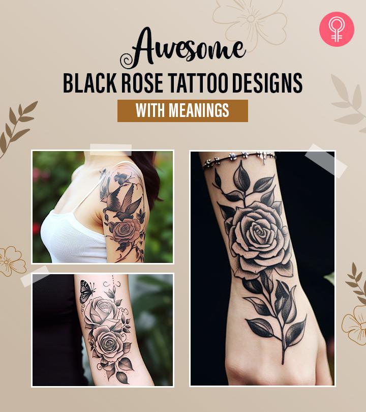 Free: Cute Flower Clipart - Rose Forearm Tattoo Drawing - nohat.cc